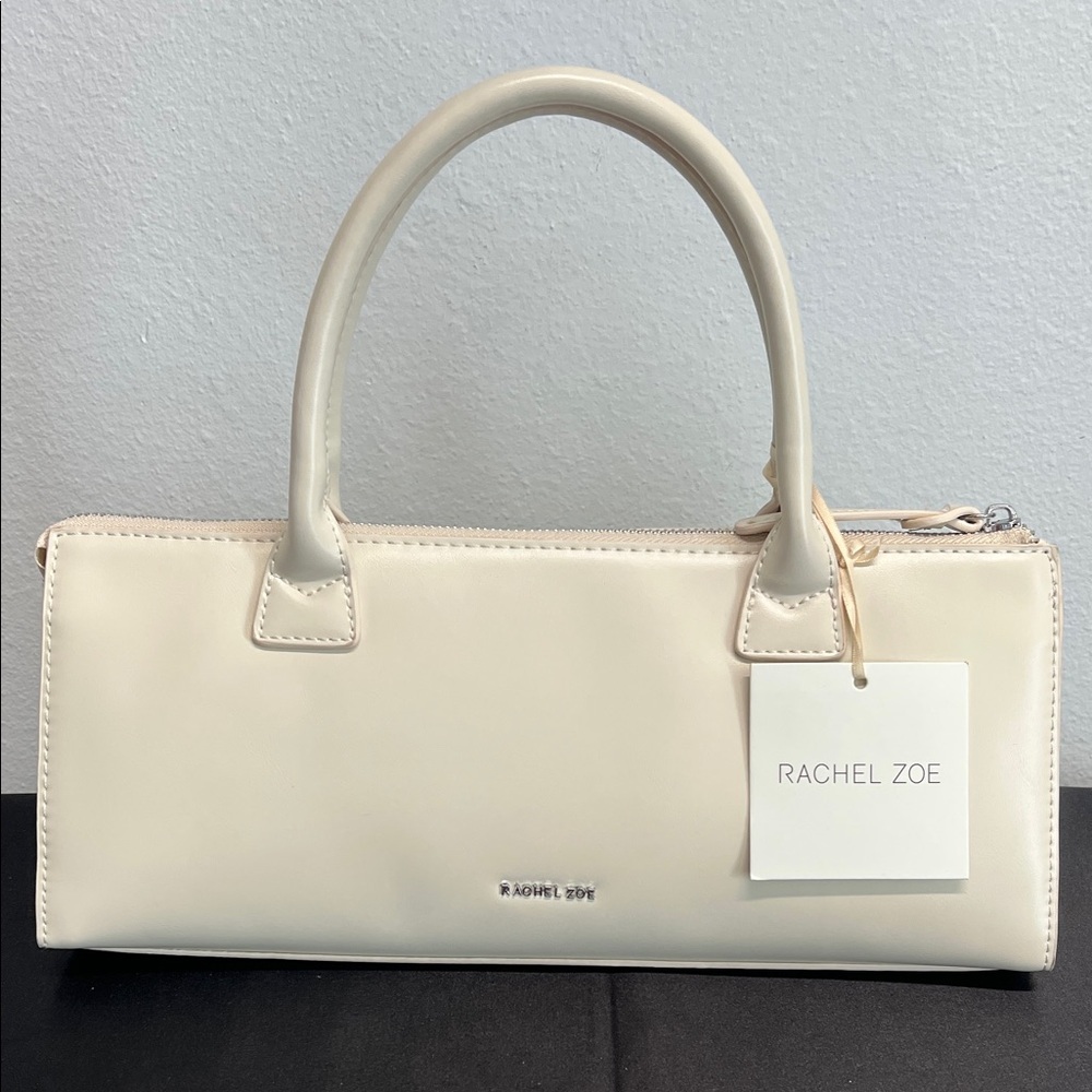 Rachel Zoe | Ivory Shoulder Bag w/ Boot Scarf - Picture 7 of 14